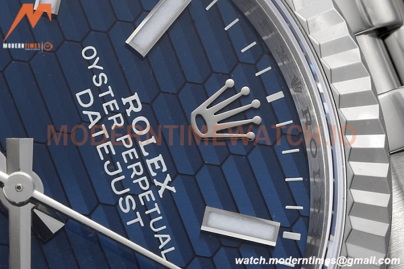 Rolex - Datejust 126234 36mm Jub Flt 904L SS/SS F-Blu/Stk VSF VS3235