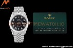 Rolex - Datejust 126234 36mm Jub Flt 904L SS/SS Blk/Dia VSF VS3235