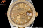 Rolex - Datejust 126283 36mm Jub Diamond 904L YG/Dia F-Gold/Dia VSF VS3235