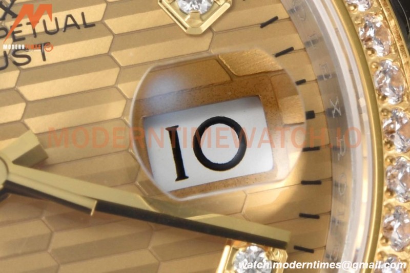 Rolex - Datejust 126283 36mm Jub Diamond 904L YG/Dia F-Gold/Dia VSF VS3235