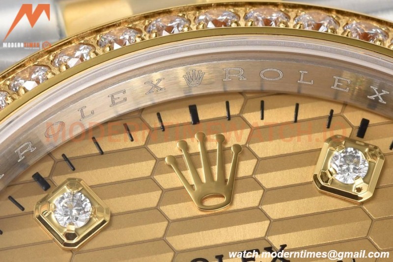 Rolex - Datejust 126283 36mm Jub Diamond 904L YG/Dia F-Gold/Dia VSF VS3235