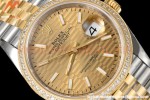 Rolex - Datejust 126283 36mm Jub Diamond 904L YG/Dia F-Gold/Stk VSF VS3235