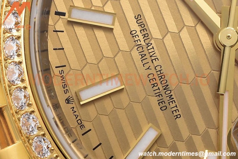 Rolex - Datejust 126283 36mm Jub Diamond 904L YG/Dia F-Gold/Stk VSF VS3235