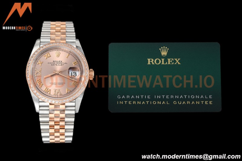 Rolex - Datejust 126281 36mm Jub Diamond 904L RG/Dia RG/Rmn VSF VS3235