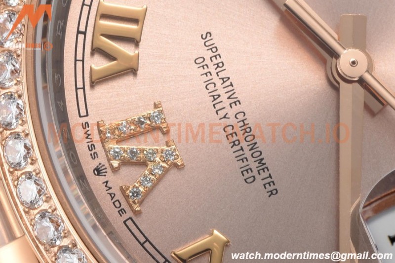 Rolex - Datejust 126281 36mm Jub Diamond 904L RG/Dia RG/Rmn VSF VS3235