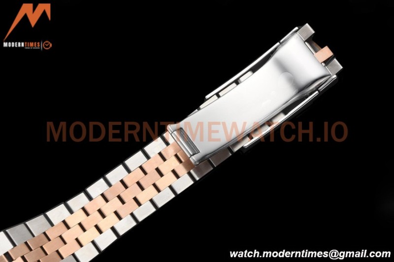 Rolex - Datejust 126281 36mm Jub Diamond 904L RG/Dia F-Silv/Dia VSF VS3235