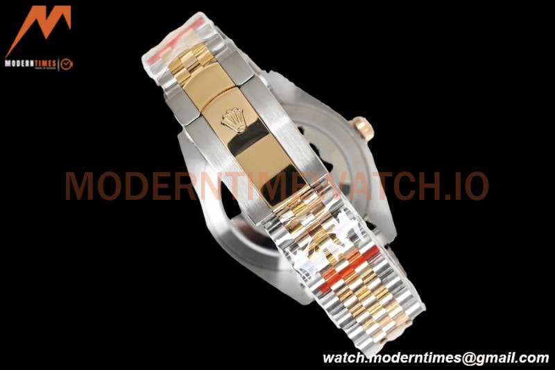 Rolex - DJ2 41mm 126333 Jub Flt Gold Wrapped 904L YG/SS Silv/Stk EWF A3235