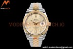 Rolex - DJ2 41mm 126333 Jub Flt Gold Wrapped 904L YG/SS F-Gold/Stk EWF A3235