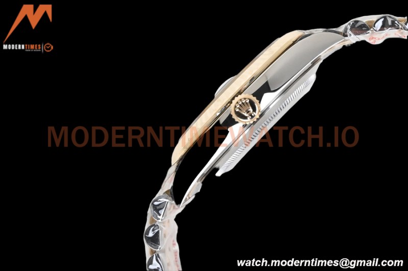 Rolex - DJ2 41mm 126333 Jub Flt Gold Wrapped 904L YG/SS Wimbledon Grey/Rmn EWF A3235