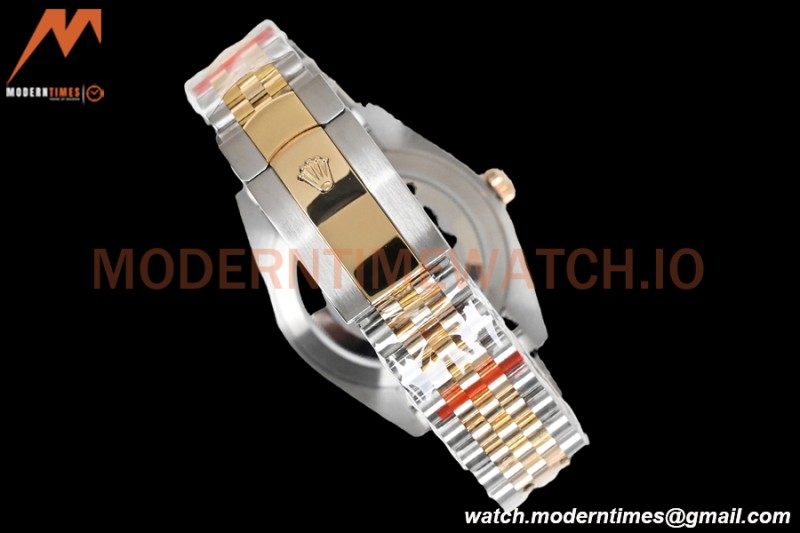 Rolex - DJ2 41mm 126333 Jub Flt Gold Wrapped 904L YG/SS Wimbledon Grey/Rmn EWF A3235