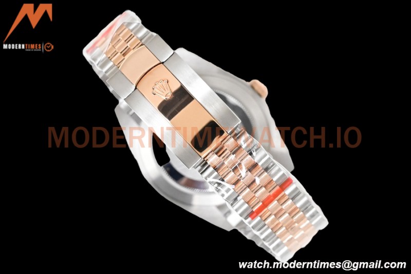 Rolex - DJ2 41mm 126331 Jub Flt RG Wrapped 904L YG/SS F-Silv/Stk EWF A3235