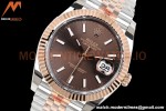 Rolex - DJ2 41mm 126331 Jub Flt RG Wrapped 904L RG/Stk Choco/Stk EWF A3235