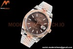 Rolex - DJ2 41mm 126331 Jub Flt RG Wrapped 904L RG/Stk Choco/Stk EWF A3235