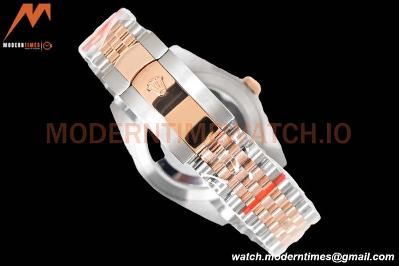 Rolex - DJ2 41mm 126331 Jub Flt Gold Wrapped 904L RG/SS Wimbledon Grey/Rmn EWF A3235