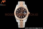 Rolex - Datejust 126331 41mm Jub Flt RG/SS Brown/Stk GDF MY8215