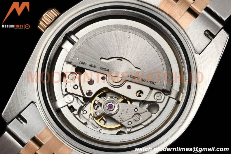 Rolex - Datejust 126331 41mm Jub Flt RG/SS Brown/Stk GDF MY8215
