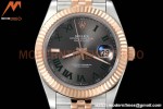 Rolex - Datejust 126331 Wimbledon 41mm Jub Flt RG/SS Grey/Rmn GDF MY8215