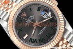 Rolex - Datejust 126331 Wimbledon 41mm Jub Flt RG/SS Grey/Rmn GDF MY8215