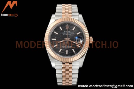 Rolex - Datejust 126331 41mm Jub Flt RG/SS Grey/Stk GDF MY8215