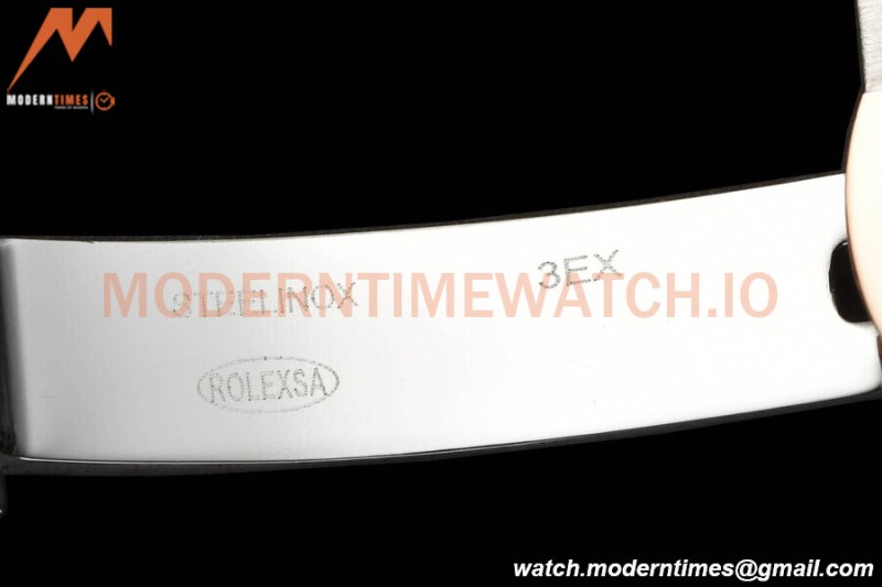 Rolex - Datejust 126331 41mm Jub Flt RG/SS Brown/Dia GDF MY8215
