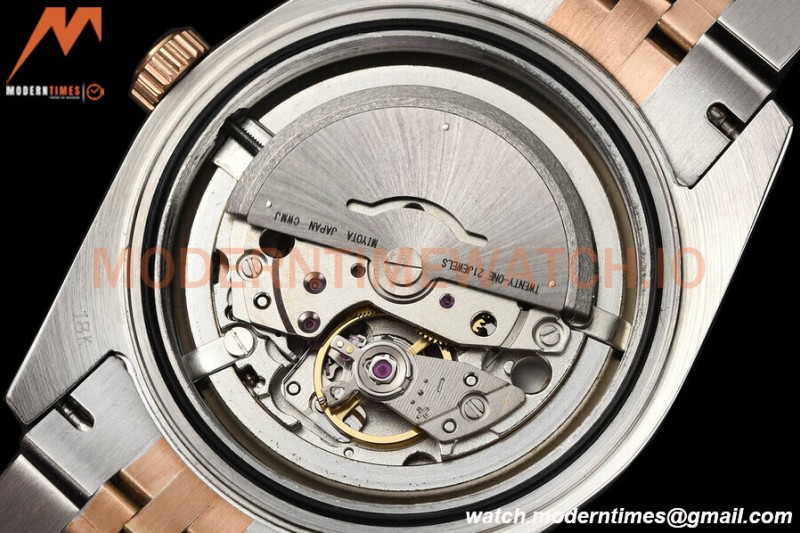 Rolex - Datejust 126331 41mm Jub Flt RG/SS Brown/Dia GDF MY8215