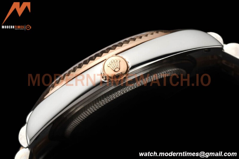Rolex - Datejust 126331 41mm Jub Flt RG/SS Brown/Dia GDF MY8215