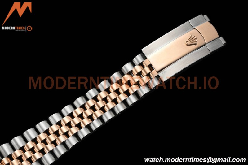 Rolex - Datejust 126331 41mm Jub Flt RG/SS Brown/Dia GDF MY8215
