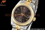 Rolex - Datejust Ladies 278273 31mm Jub Flt YG/SS Brown/Rmn GDF MY8215