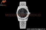 Rolex - Datejust Ladies 278274 31mm Jub Flt SS/SS Blk/Rmn GDF MY8215