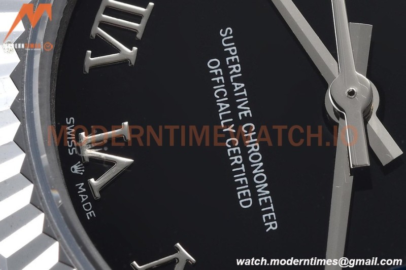 Rolex - Datejust Ladies 278274 31mm Jub Flt SS/SS Blk/Rmn GDF MY8215