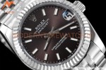 Rolex - Datejust Ladies 278274 31mm Jub Flt SS/SS Grey/Stk GDF MY8215