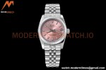 Rolex - Datejust Ladies 278274 31mm Jub Flt SS/SS Pink/Stk GDF MY8215
