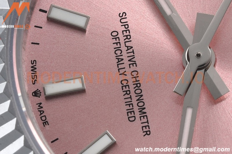 Rolex - Datejust Ladies 278274 31mm Jub Flt SS/SS Pink/Stk GDF MY8215