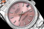 Rolex - Datejust Ladies 278274 31mm Jub Flt SS/SS Pink/Stk GDF MY8215
