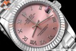 Rolex - Datejust Ladies 278274 31mm Jub Flt SS/SS Pink/Rmn GDF MY8215