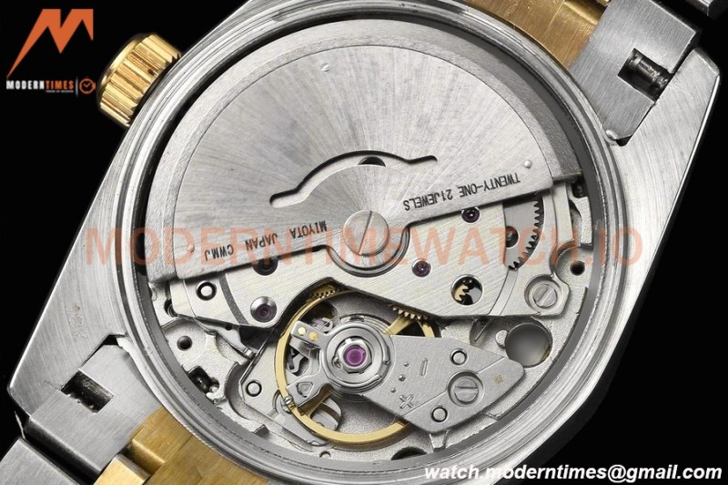 Rolex - Datejust Ladies 278273 31mm Jub Flt YG/SS Silv/Dia GDF MY8215