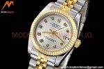 Rolex - Datejust Ladies 278273 31mm Jub Flt YG/SS Silv/Dia GDF MY8215