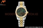 Rolex - Datejust Ladies 278273 31mm Jub Flt YG/SS Green/Rmn GDF MY8215