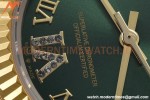 Rolex - Datejust Ladies 278273 31mm Jub Flt YG/SS Green/Rmn GDF MY8215