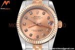 Rolex - Datejust Ladies 278271 31mm Jub Flt RG/SS Champ/Dia GDF MY8215
