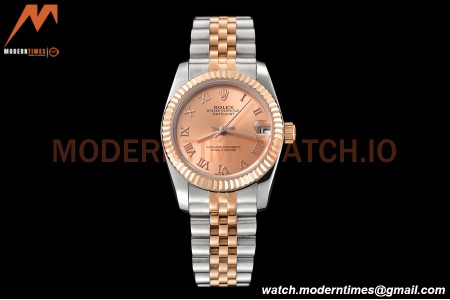 Rolex - Datejust Ladies 278271 31mm Jub Flt RG/SS Champ/Rmn GDF MY8215