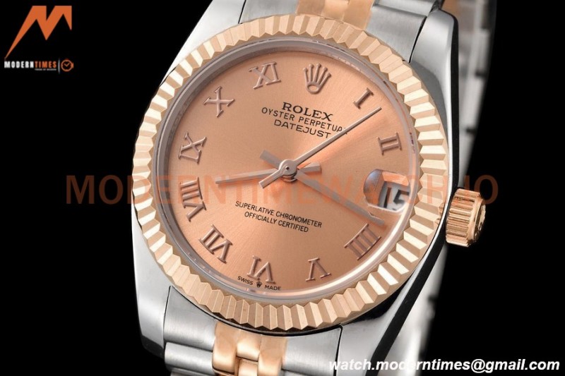 Rolex - Datejust Ladies 278271 31mm Jub Flt RG/SS Champ/Rmn GDF MY8215