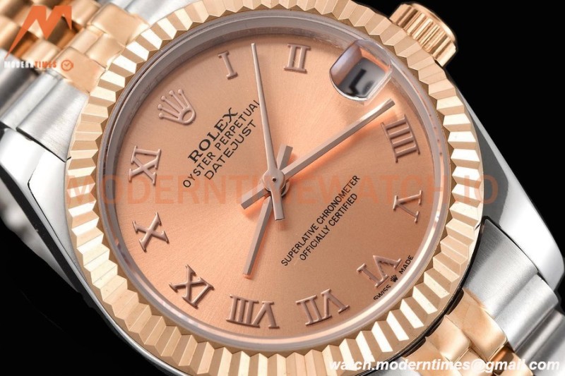 Rolex - Datejust Ladies 278271 31mm Jub Flt RG/SS Champ/Rmn GDF MY8215