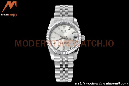Rolex - Datejust Ladies 278274 31mm Jub Flt SS/SS Silv/Stk GDF MY8215