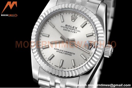 Rolex - Datejust Ladies 278274 31mm Jub Flt SS/SS Silv/Stk GDF MY8215