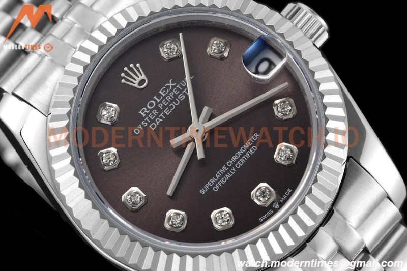 Rolex - Datejust Ladies 278274 31mm Jub Flt SS/SS Grey/Dia GDF MY8215