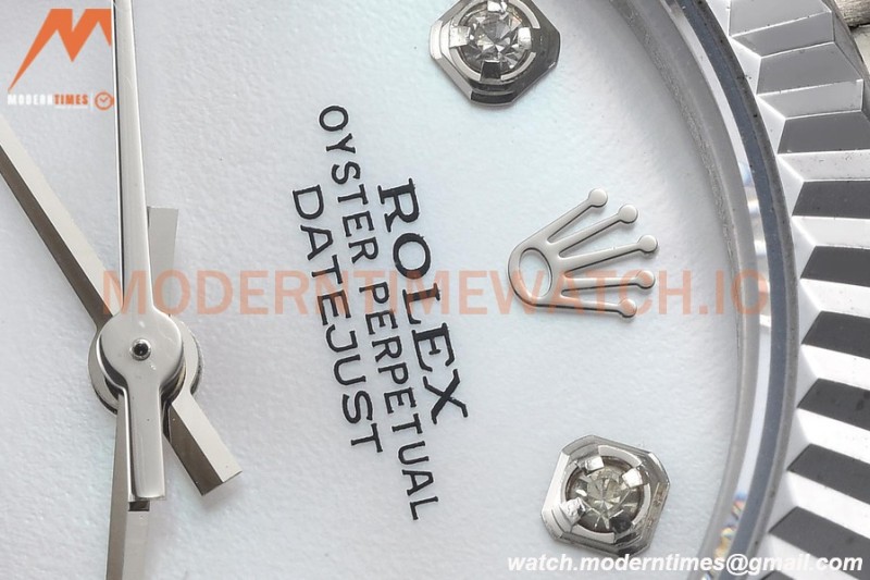 Rolex - Datejust Ladies 278274 31mm Jub Flt SS/SS White Mop/Dia GDF MY8215
