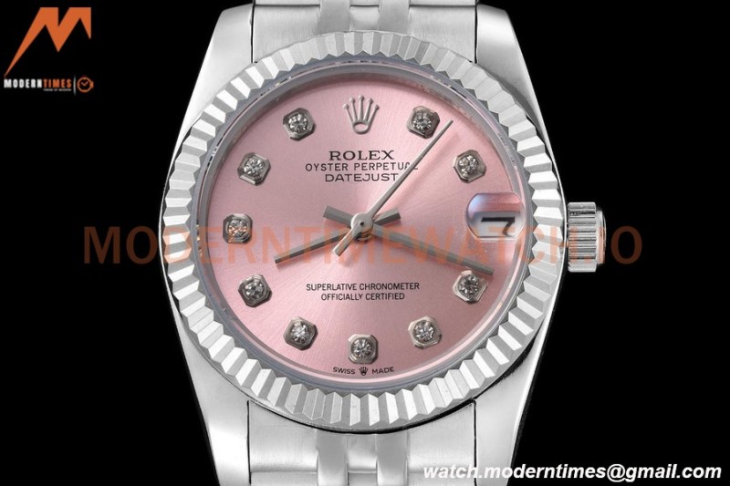 Rolex - Datejust Ladies 278274 31mm Jub Flt SS/SS Pink/Dia GDF MY8215