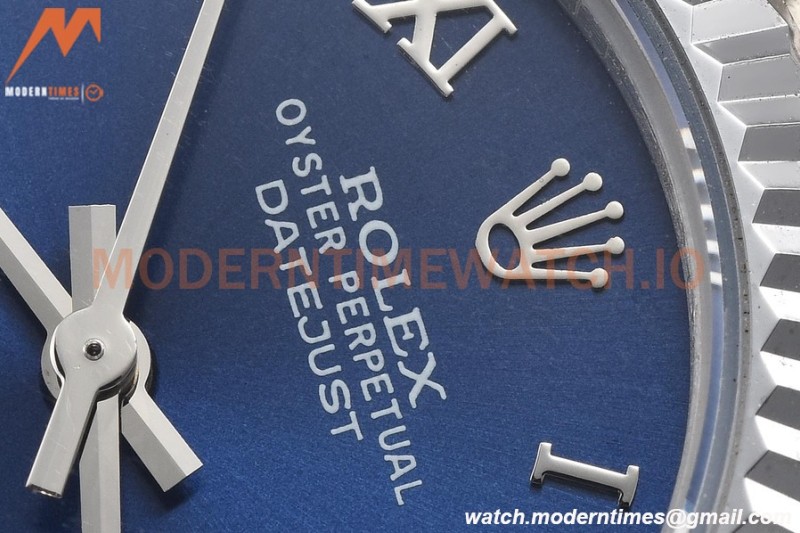 Rolex - Datejust Ladies 278274 31mm Jub Flt SS/SS Blue/Rmn GDF MY8215