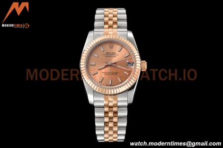Rolex - Datejust Ladies 278271 31mm Jub Flt RG/SS Champ/Stk GDF MY8215